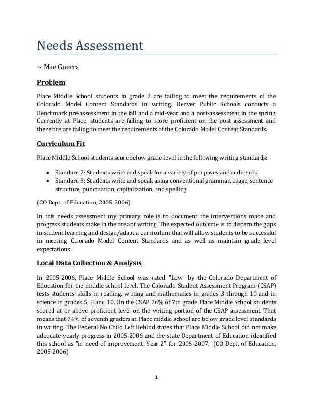 ecaa program independent school assessment test